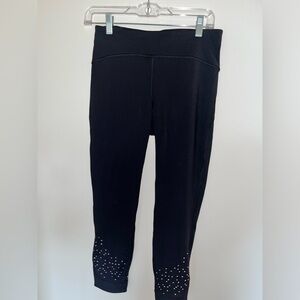 Black Lululemon Leggings size 8